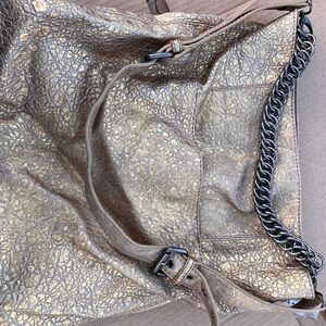 GAP Metallic Gold Shoulder Bag